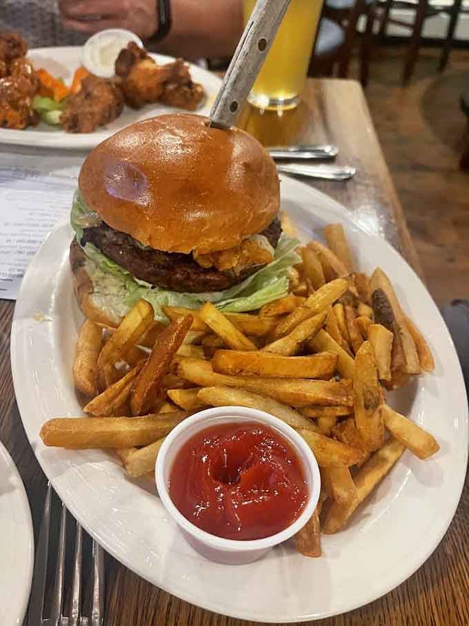 Burger and Fries